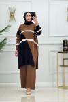 Beyza triko takım -Kahve