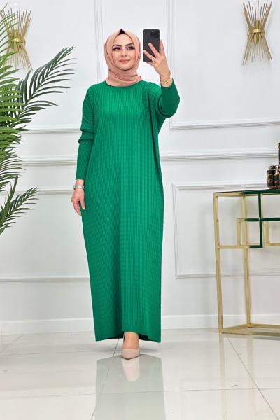 ESİLA ETEKLİ TAKIM-AÇIK YEŞİL Yeşil