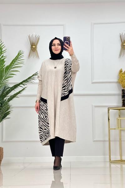 AZİZE TUNİK-KREM Krem