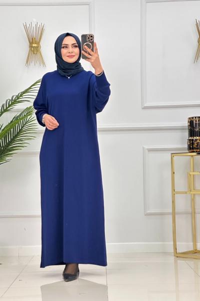 SUNA ELBİSE-LACİVERT Lacivert