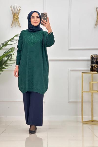 YASMİN TUNİK-ZÜMRÜT Zümrüt