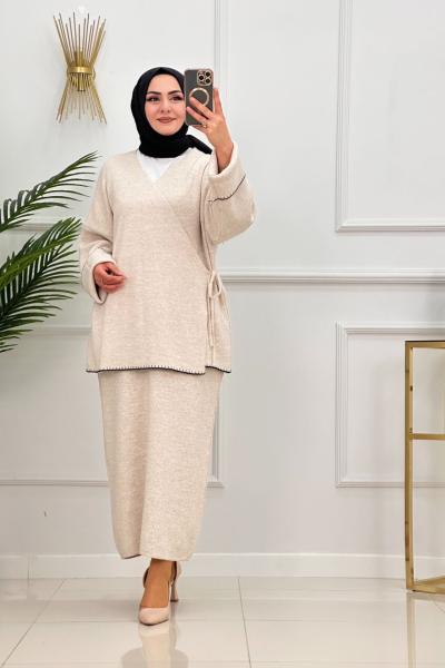 MİMOZA TAKIM-BEJ Bej