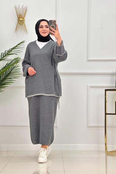 MİMOZA TAKIM-GRİ Gri