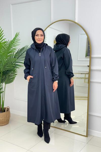 LENA YAĞMURLUK-LACİVERT Lacivert