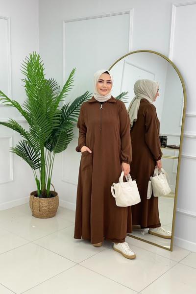 İNCİ TAKIM-KAHVERENGİ