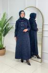 EDNA ELBİSE-LACİVERT