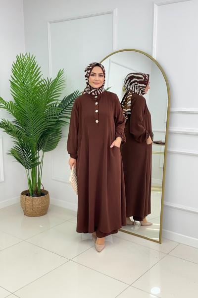 BAŞAK TAKIM-KAHVERENGİ