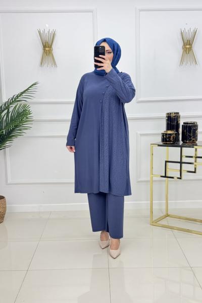 SUZİ TAKIM-İNDİGO MAVİ