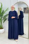 GÜLNAZ ELBİSE-LACİVERT