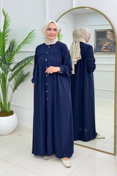 GÜLNAZ ELBİSE-LACİVERT