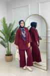 TALİA CEKET TAKIM-BORDO