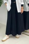 BAGGY ETEK PANTOLON - SİYAH