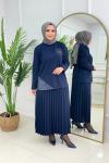 MİNEL ETEKLİ TAKIM - LACİVERT