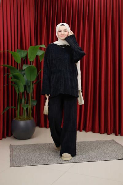 SOFT ANGORA TAKIM - SİYAH