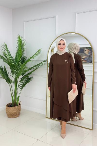 HÜMAZEN TAKIM - KAHVERENGİ