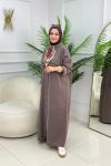 CLASSY MODAL ELBİSE - VİZON