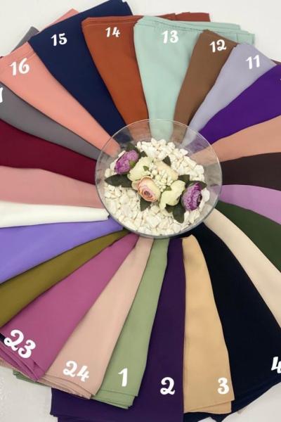 Düz Şal Medine İpeği Beyaz