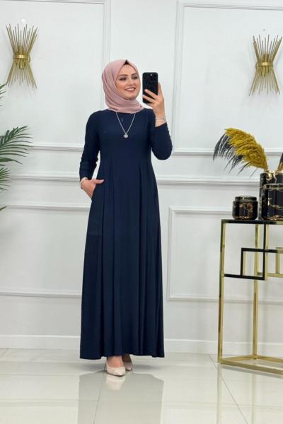 Asil  Elbise Lacivert