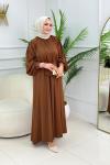 ASRIN ELBİSE - KAHVERENGİ  Kahverengi