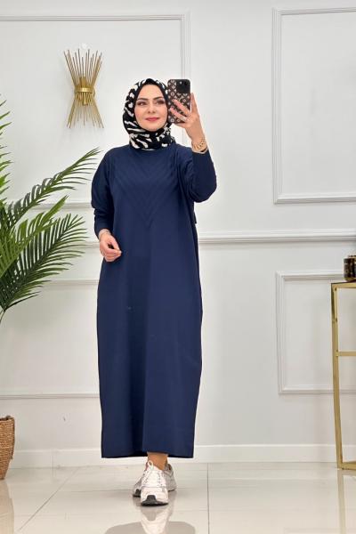 AYÇA TUNİK-LACİVERT Lacivert