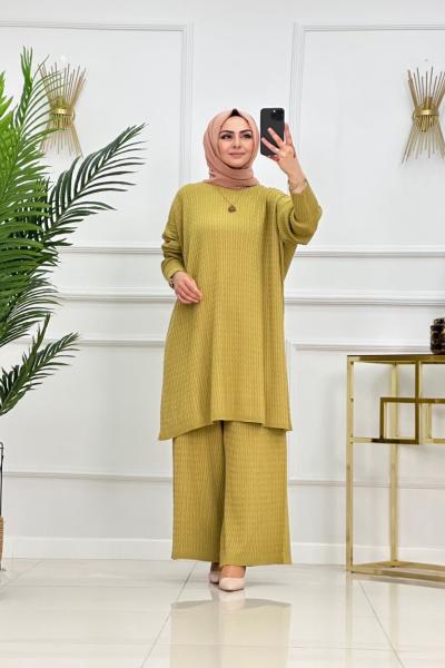 BATTAL TRİKO TAKIM-YAĞ YEŞİLİ Yağ Yeşili