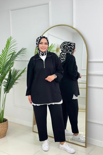 BELİZ OYSHO TAKIM - SİYAH Siyah