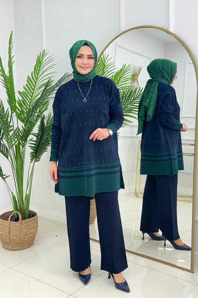 BİNNUR TRİKO TAKIM - LACİVERT Lacivert