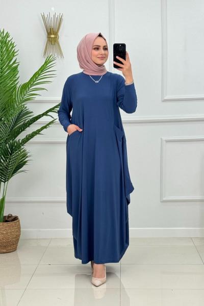 Bodrum Elbise Indıgo Mavisi  İndigo mavi