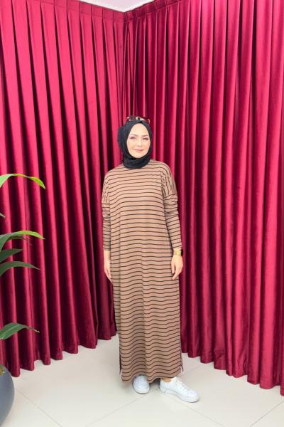COMFY PENYE ELBİSE - CAMEL Camel