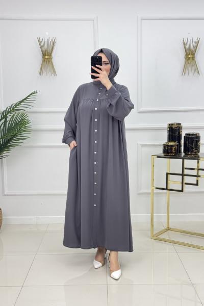 GÜLNAZ ELBİSE-ANTRASİT Antrasit