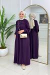 GÜLNAZ ELBİSE - MOR Mor