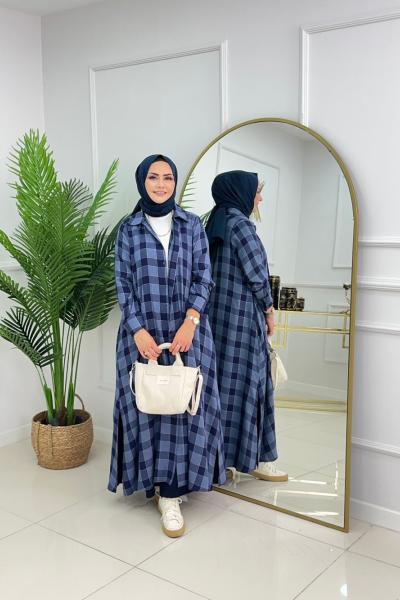 HAYAT TUNİK - İNDİGO MAVİ İndigo mavi