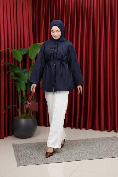 HOLA GÖMLEK - LACİVERT Lacivert