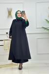 HÜRREM KAP KIŞLIK-SİYAH Siyah