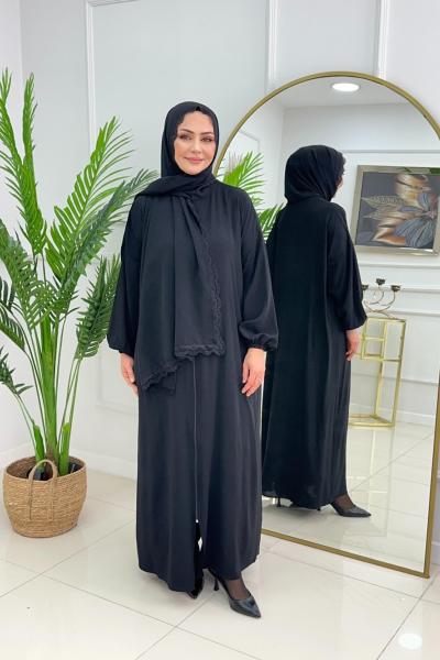 MEDİNE FERACE - SİYAH Siyah