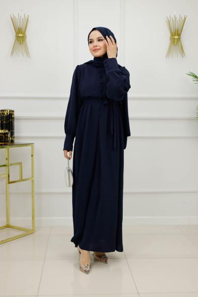 SILA ELBİSE-LACİVERT Lacivert