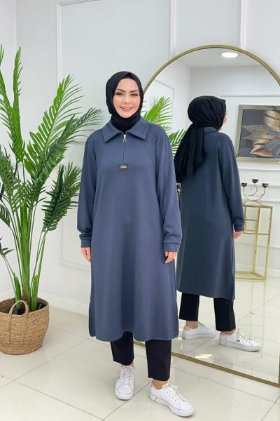 SUZAN OYSHO TUNİK - ANTRASİT  Antrasit