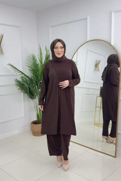 SUZİ TAKIM-KAHVERENGİ Kahverengi