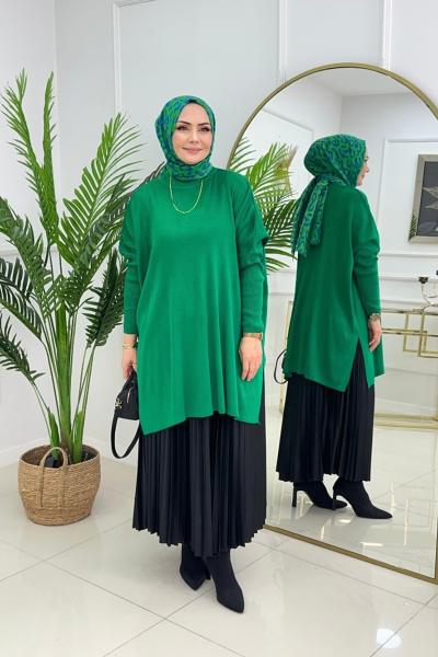 YAĞMUR TRİKO TUNİK - BENETTON Yeşil