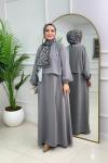 YASEMEN ELBİSE - ANTRASİT  Antrasit