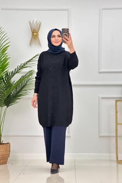 YASMİN TUNİK-SİYAH Siyah