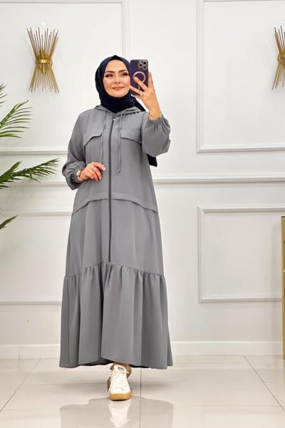YÜSRA ELBİSE Antrasit
